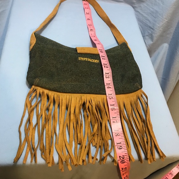 Steve Madden Denim & Leather Purse - Picture 11 of 11